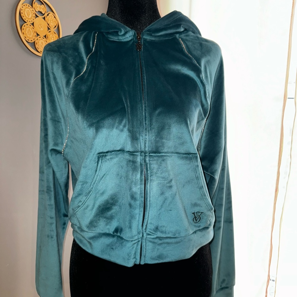 Victoria's Secret Teal Velour Tracksuit